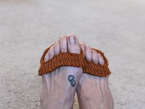 INSTRUCTIONS ONLY - Knit your own Comfy Toe Spacers Toeless Socks Separators for Athlete's Foot, Bunions, Calluses, Corns, Hammertoe Pattern