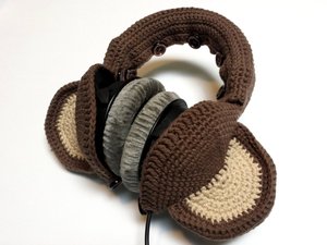 INSTRUCTIONS ONLY - Crochet your own Monkey Ears Cotton Headphones Cover Dj Cozy Pattern Download